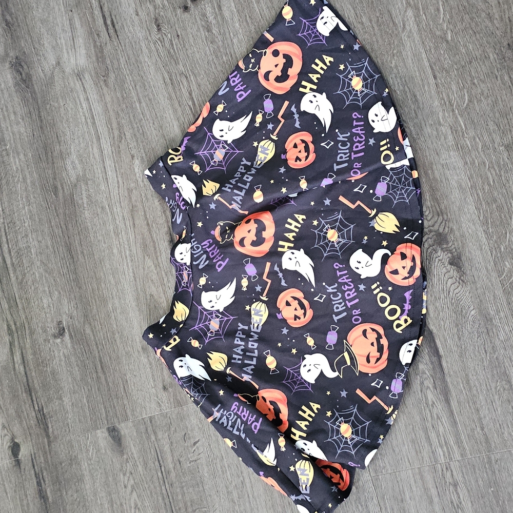 Halloween Themed Skirt with Ghosts and Pumpkins